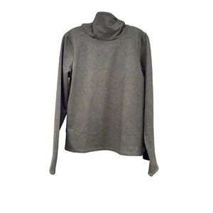 Under Armour Women's Medium M MD army green Loose Fit Turtle Neck Camo Sweater
